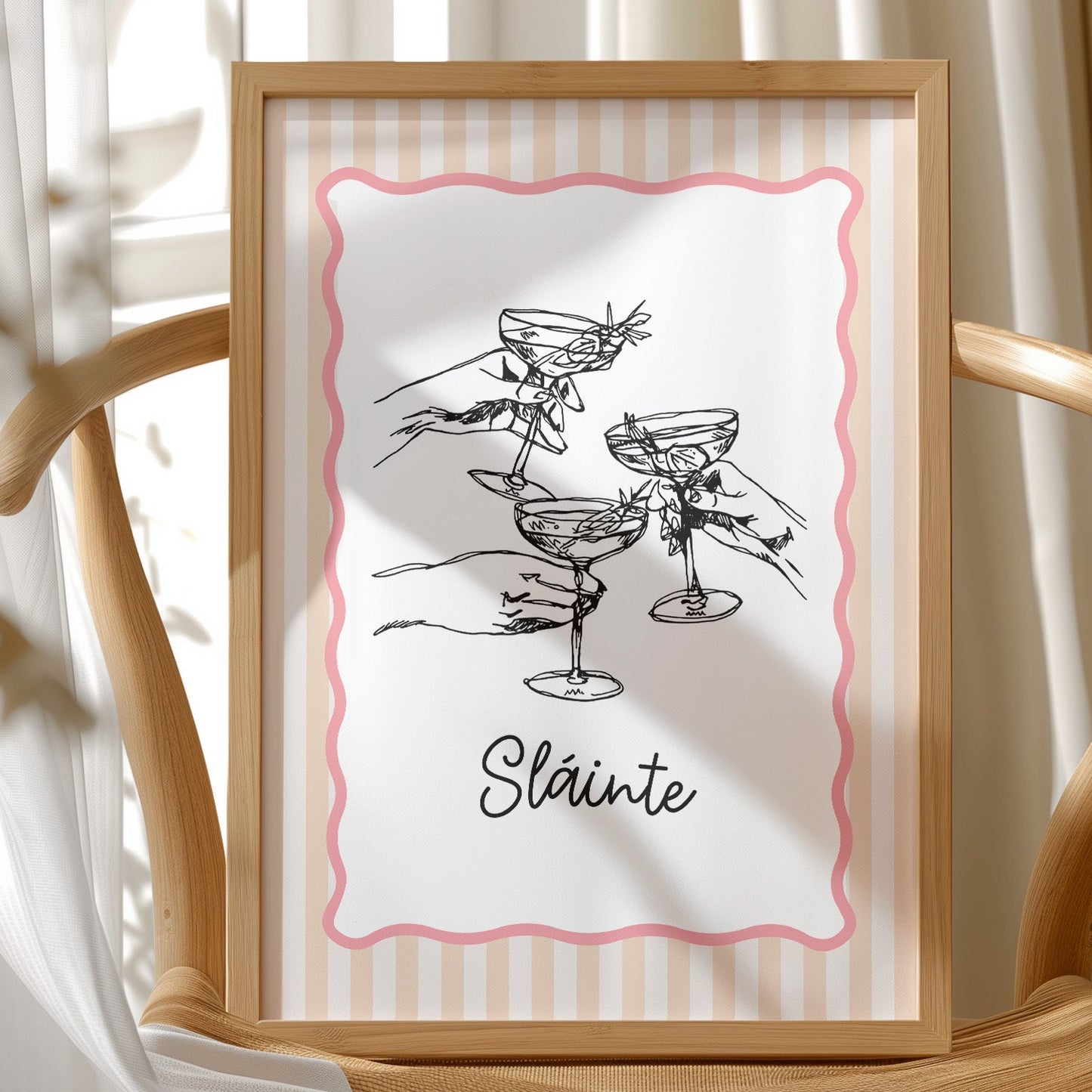 Cocktail Toast: Sketched Celebration