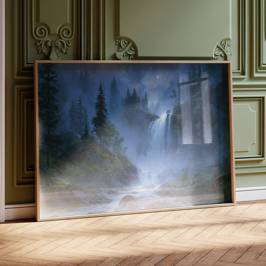 Cascading Secrets Of Midnight Forest