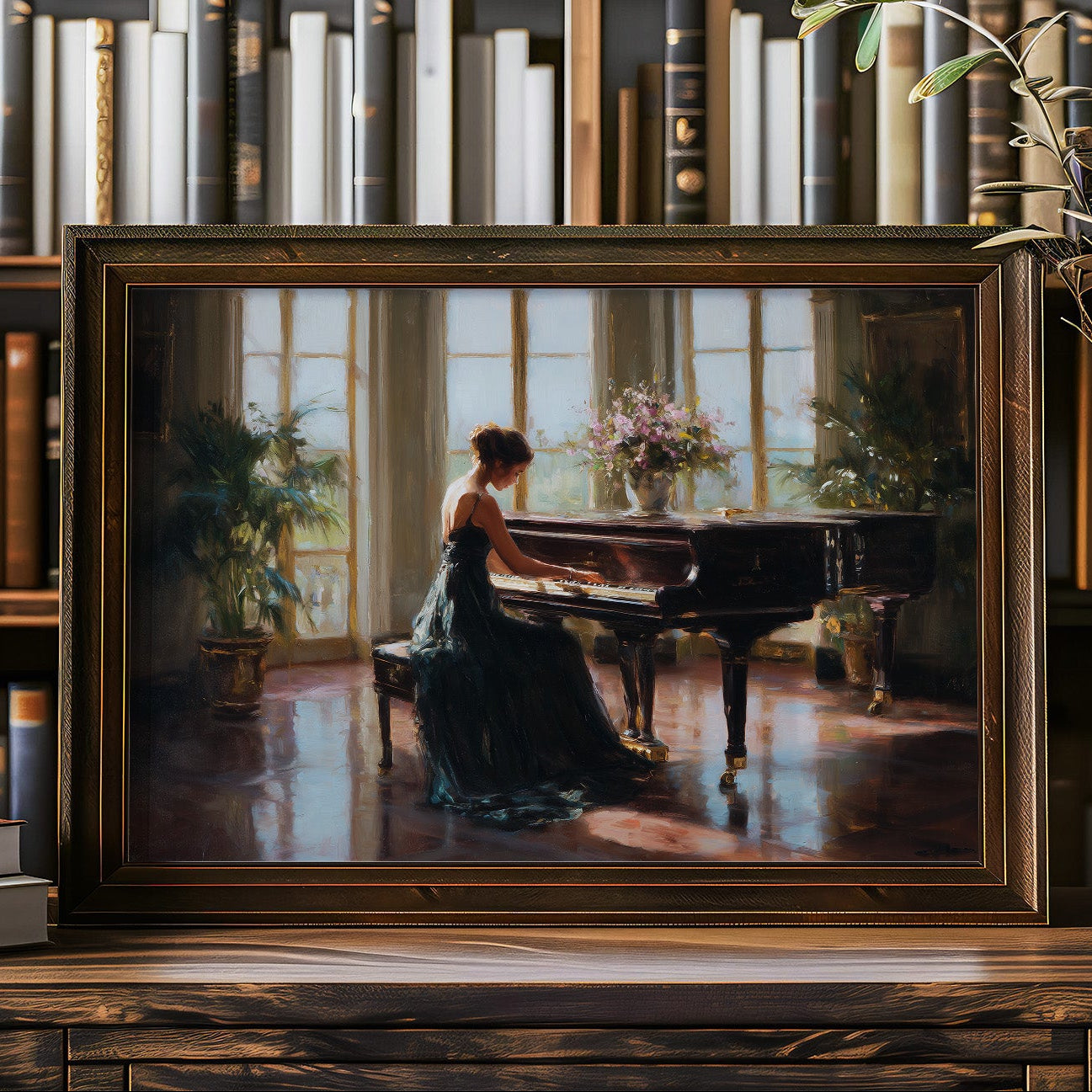 Sunlit Sonata Among Bound Classics