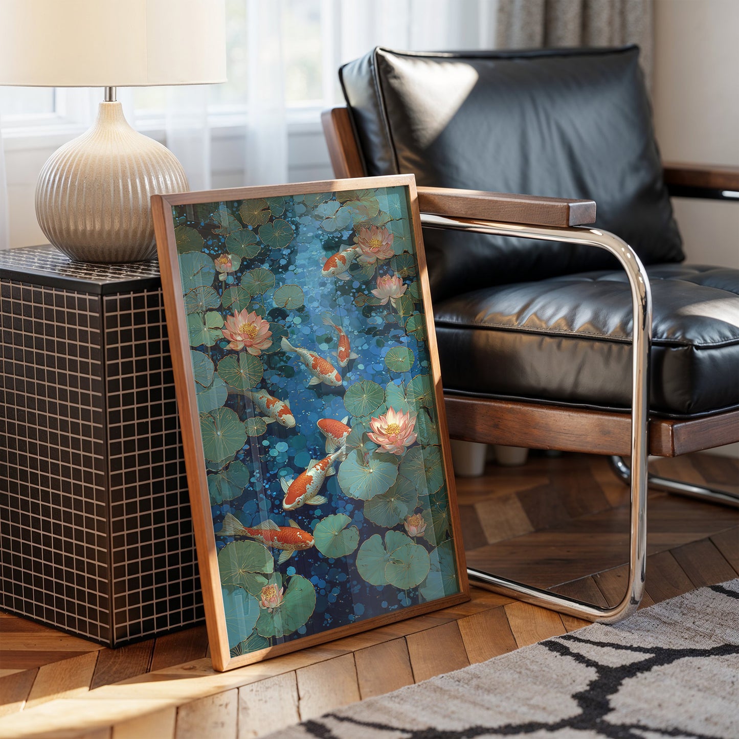 Koi Dance Through Lotus Dreams