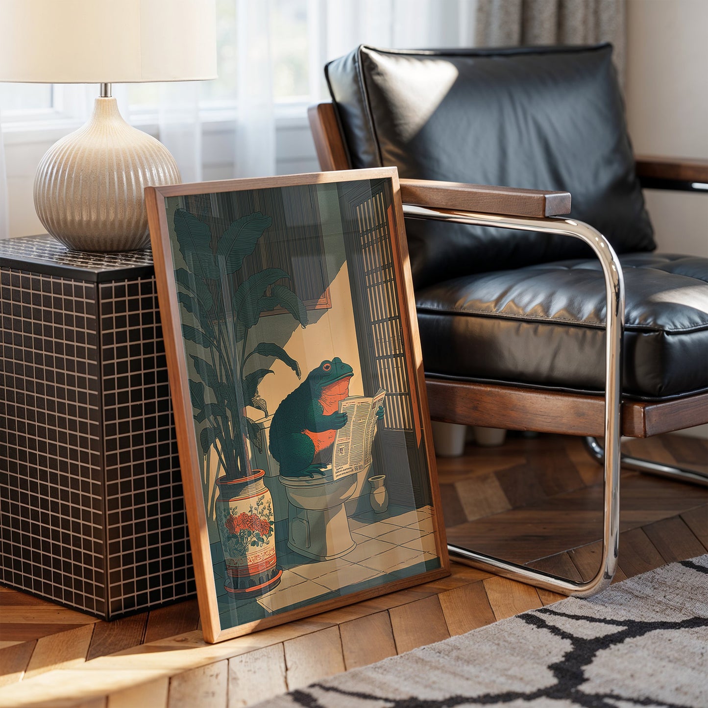 Wise Toad's Morning Paper Ritual