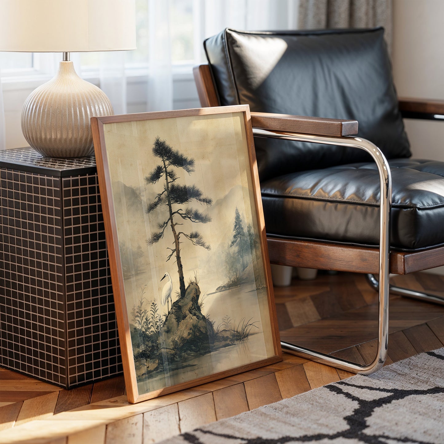 Lone Pine Guards Misty Waters