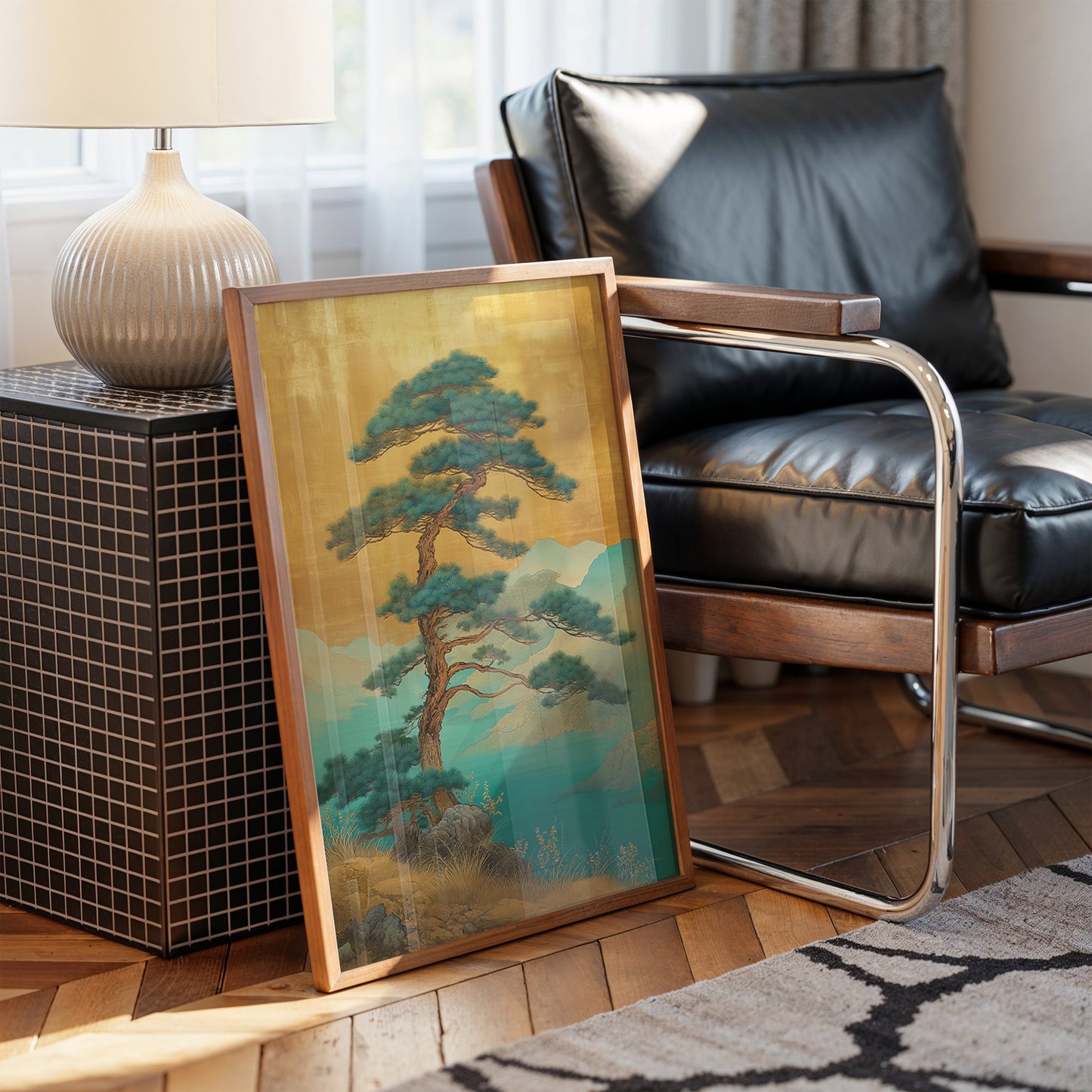 Lone Pine Greets Turquoise Dawn