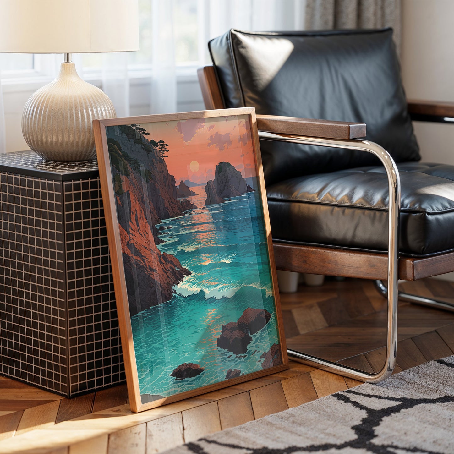 Coastal Cliffs Paint Summer's Farewell