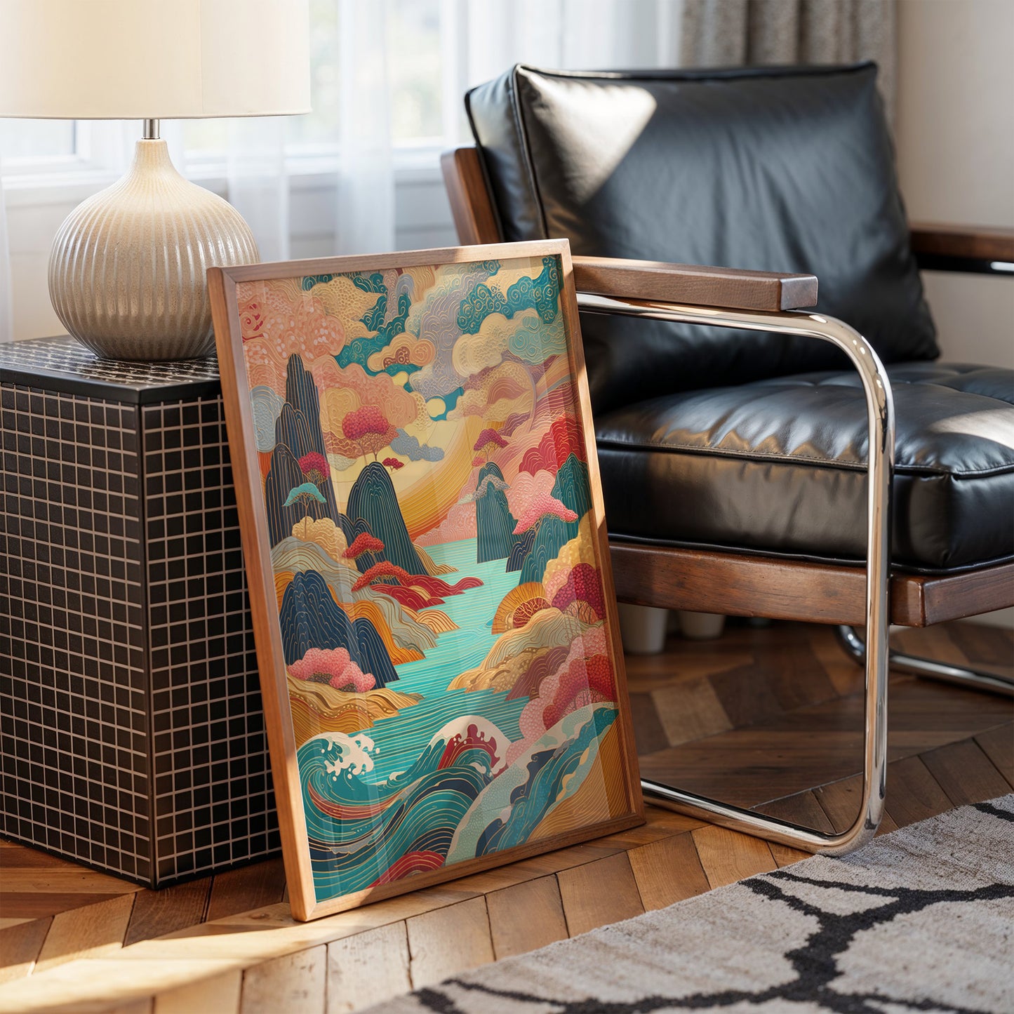 Ocean Dreams Paint Mountain Peaks