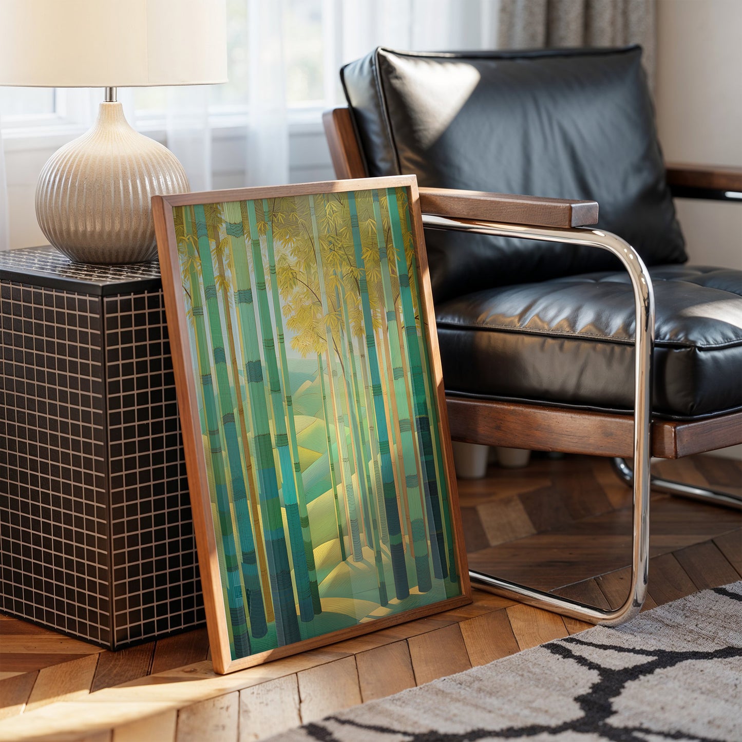 Bamboo Forest Leads To Dawn