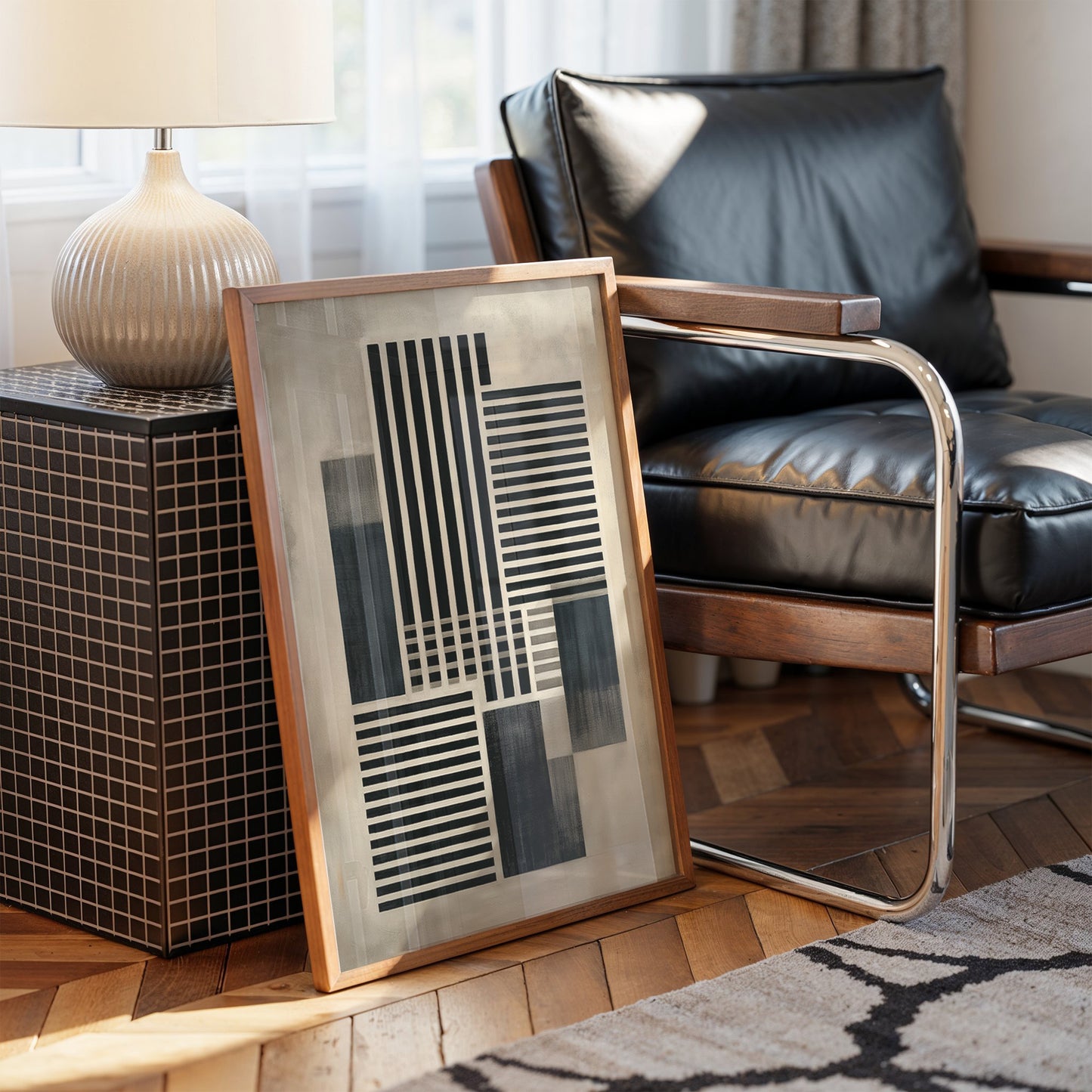 Urban Lines Dance In Monochrome