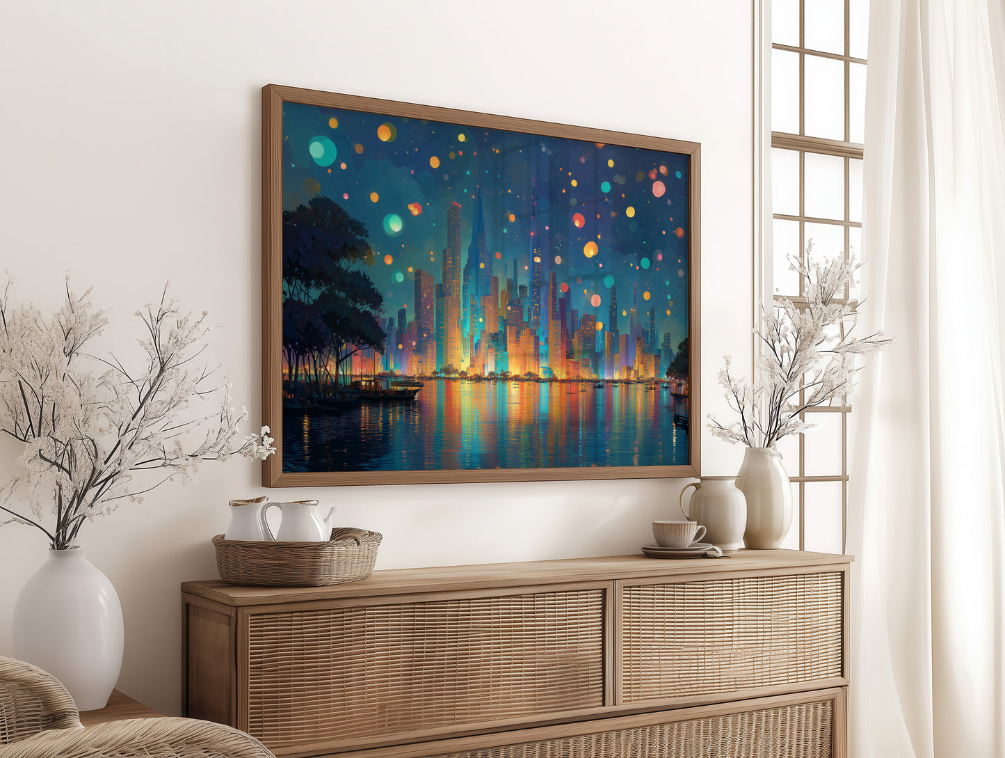 Lanterns Rise Above City Dreams