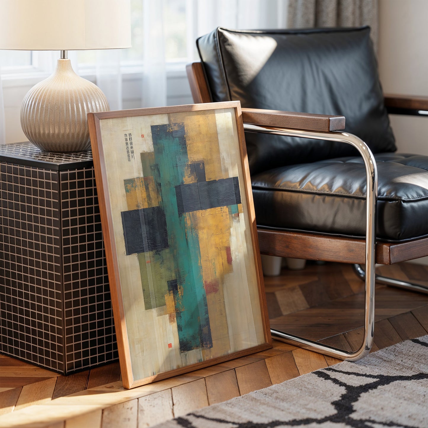 Turquoise Meets Gold At Dusk