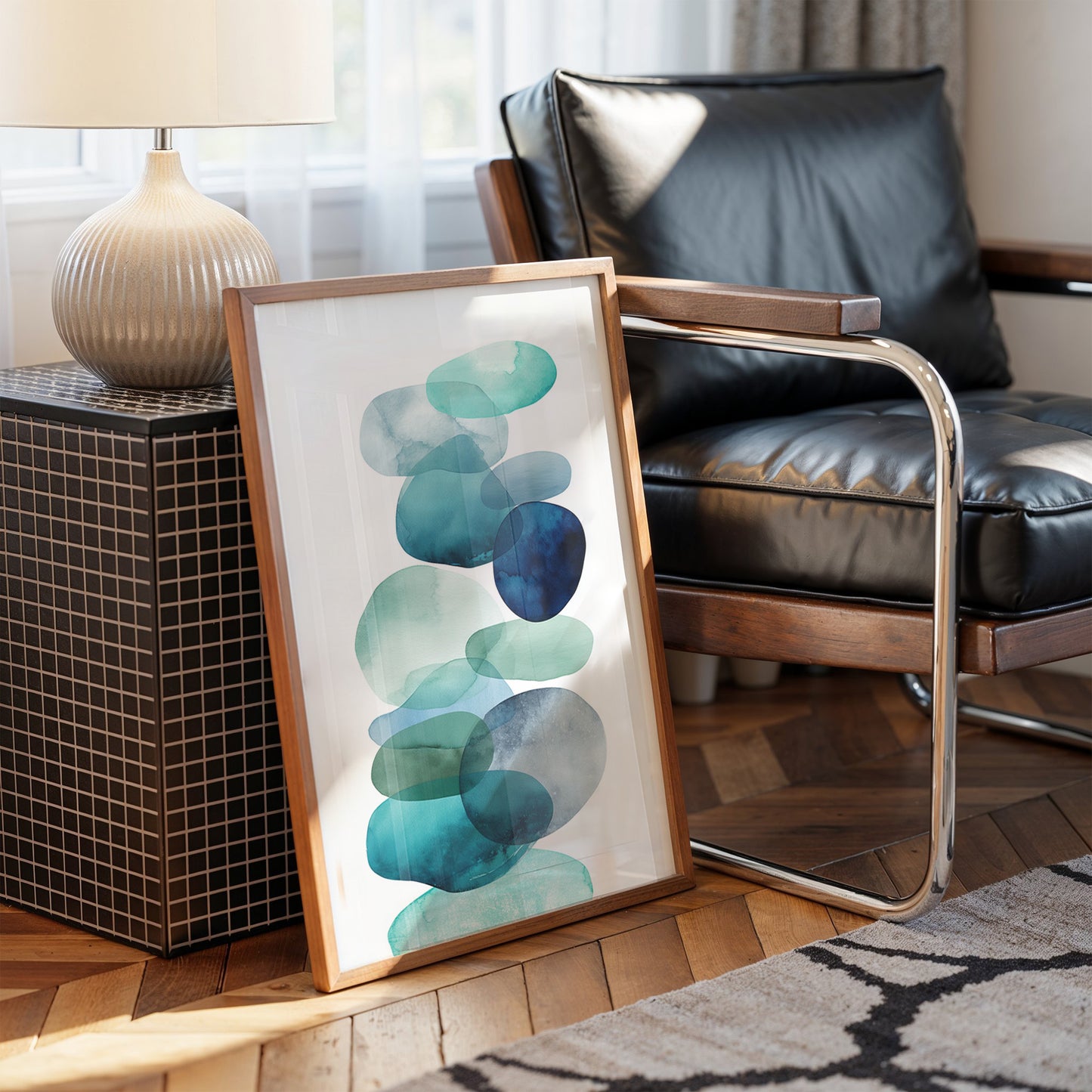 Ocean Stones Float Through Morning