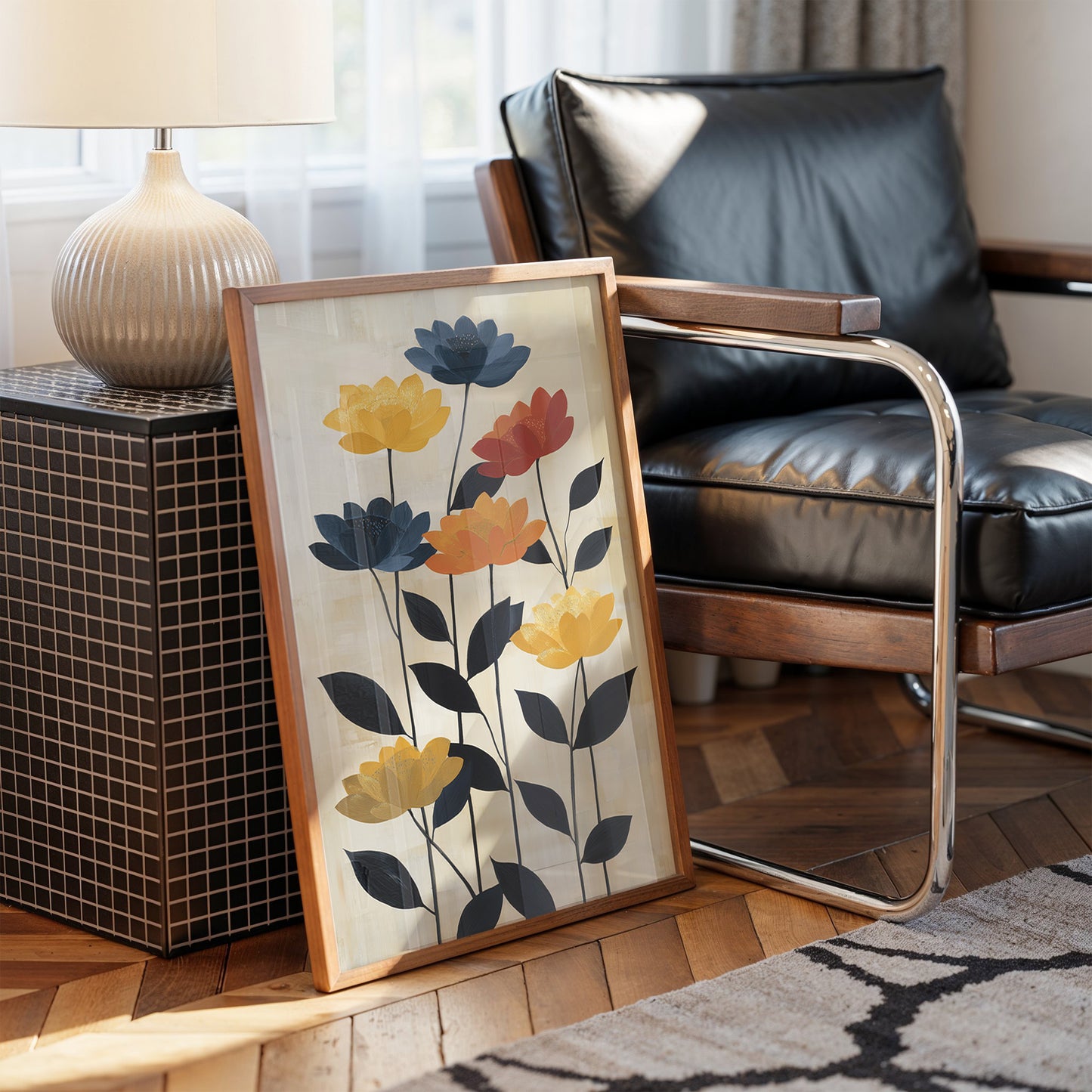 Autumn Petals Dance In Morning Light