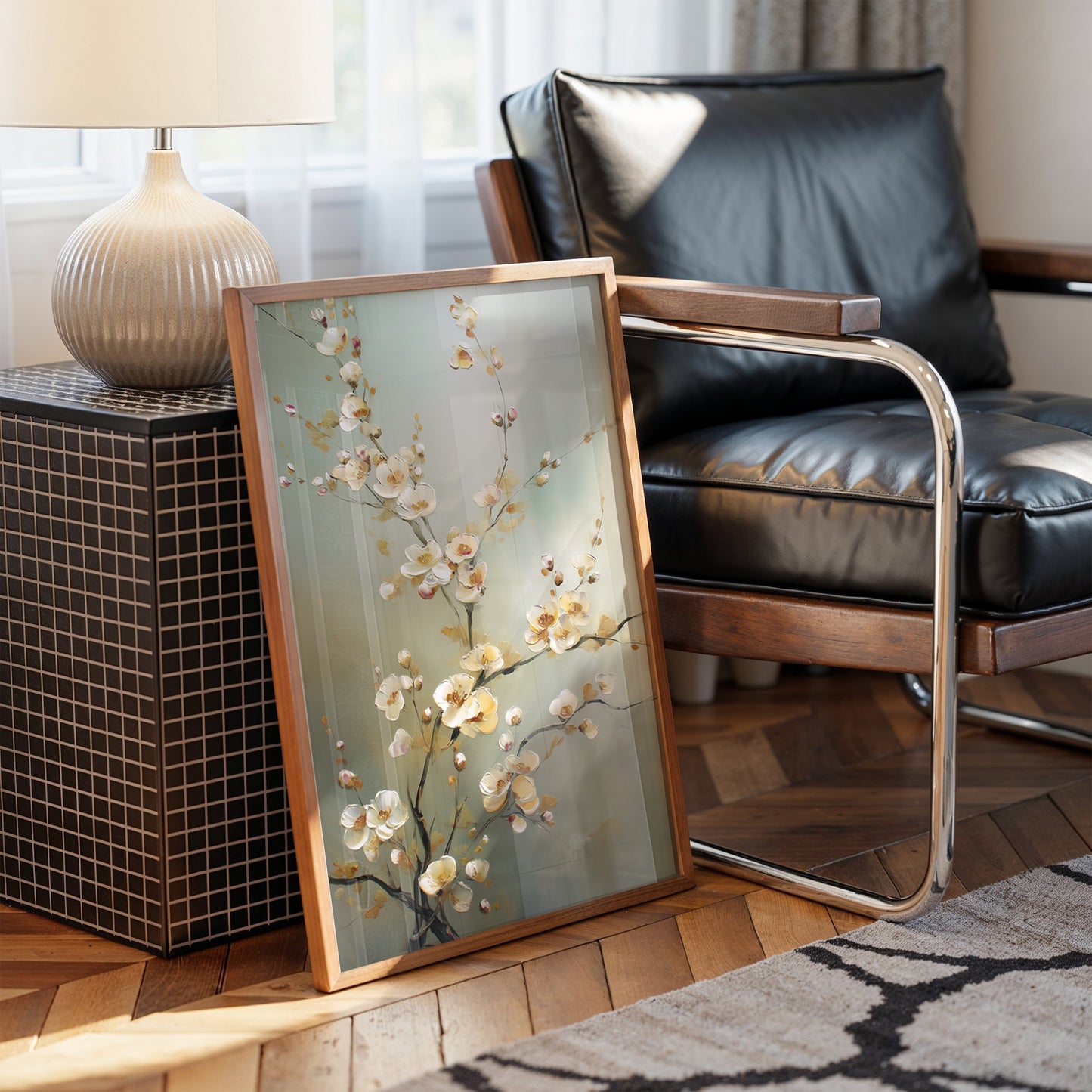 Plum Blossoms Dance In Morning Light