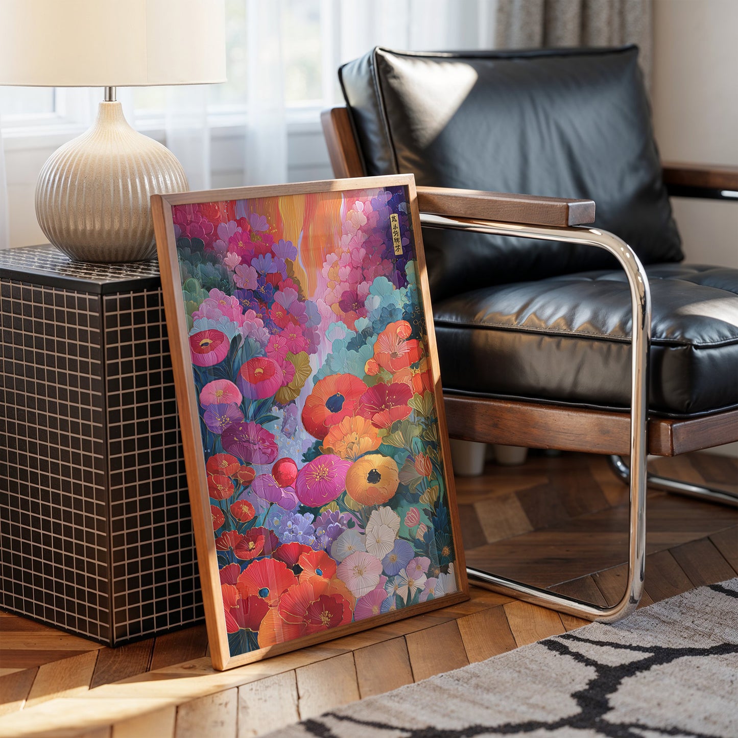 Poppies Dance In Twilight's Glow