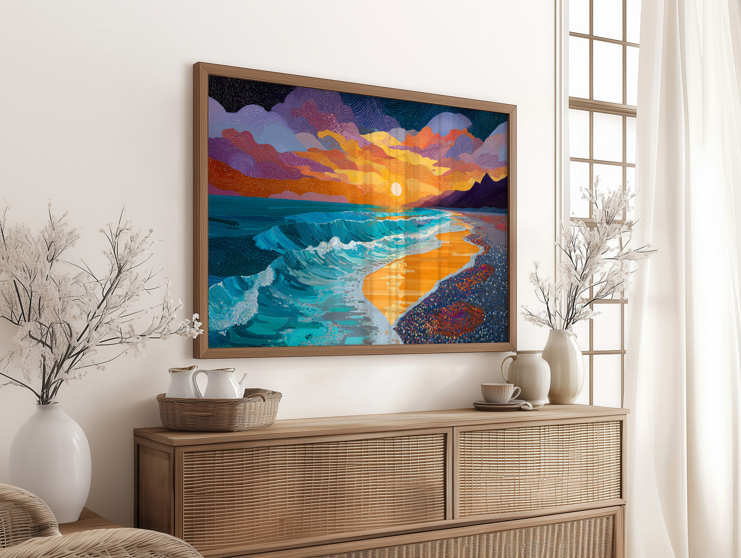 Coastal Wildflowers Chase The Sun