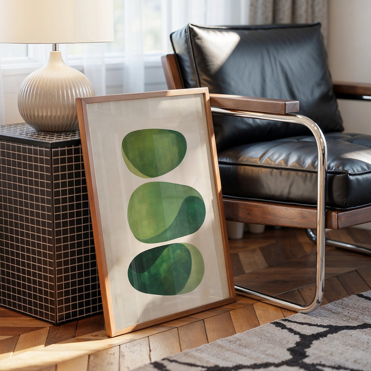 Green Stones Dance In Morning Light