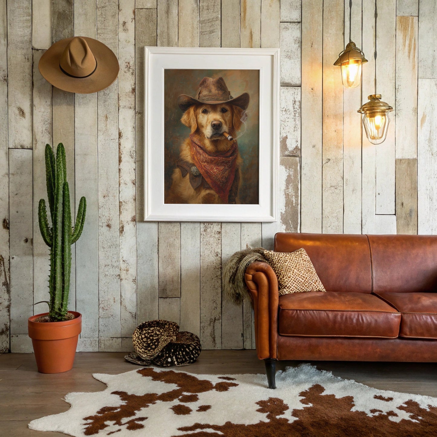 Frontier Paws With Cowboy Spirit