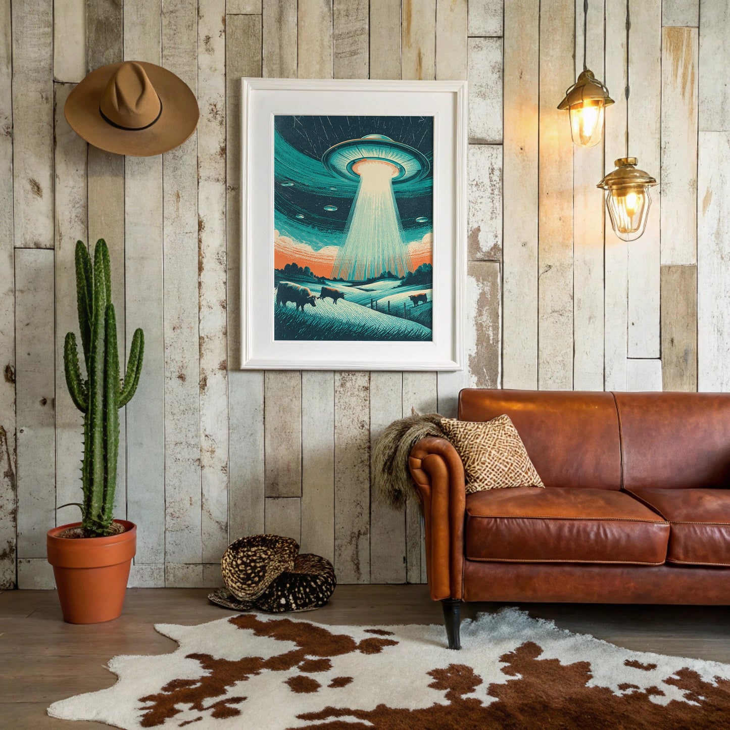 Visitors Above Quiet Pastures