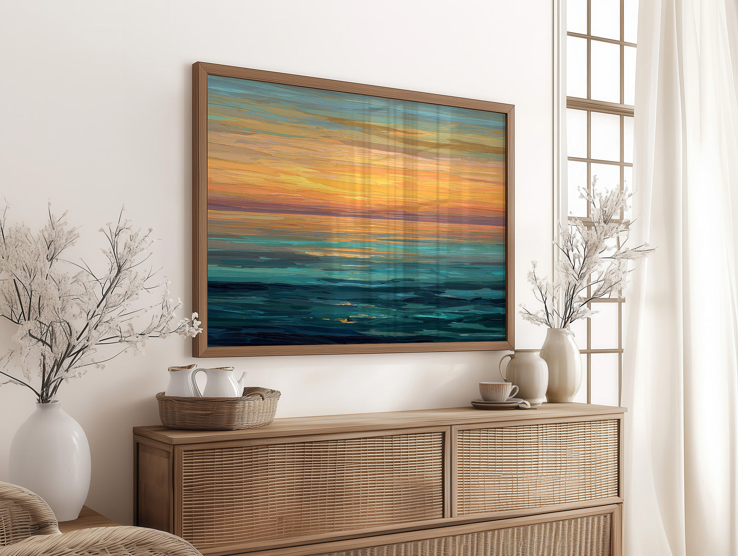 Horizon Lines Melt Into Sea