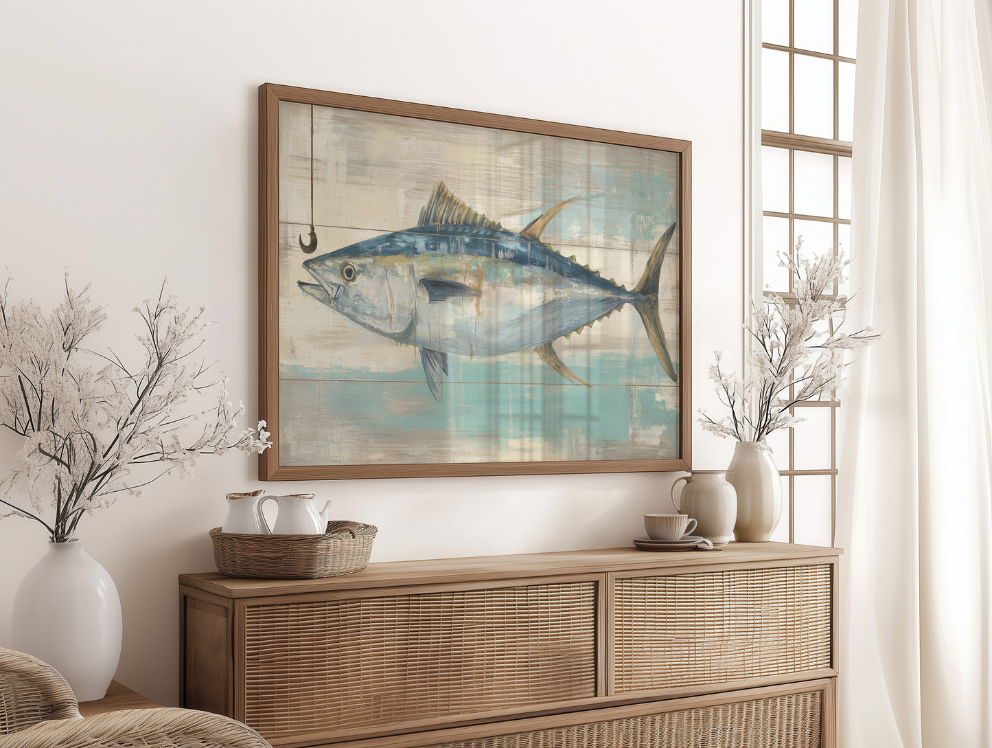 Tuna Swims Through Coastal Memory