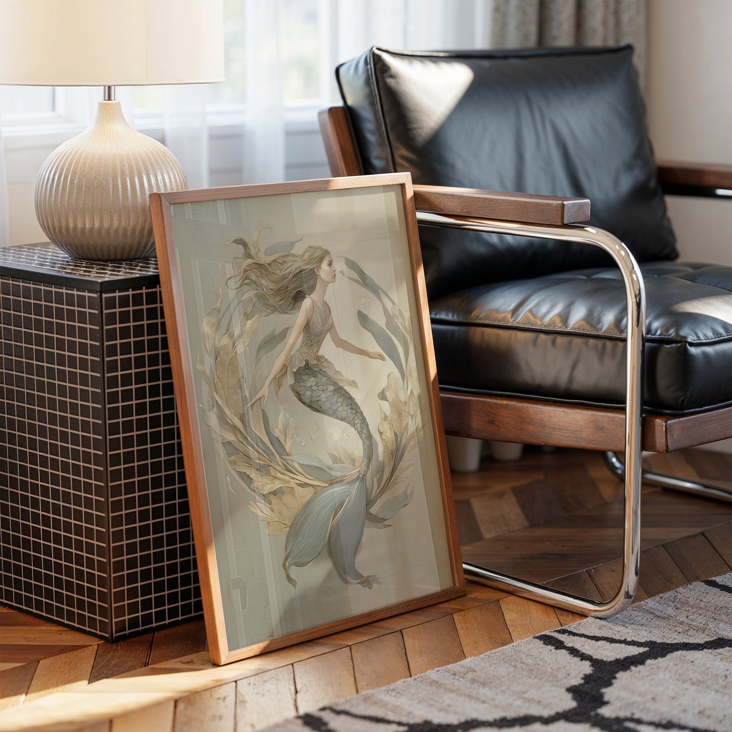 Seafoam Tales Among Kelp Forest