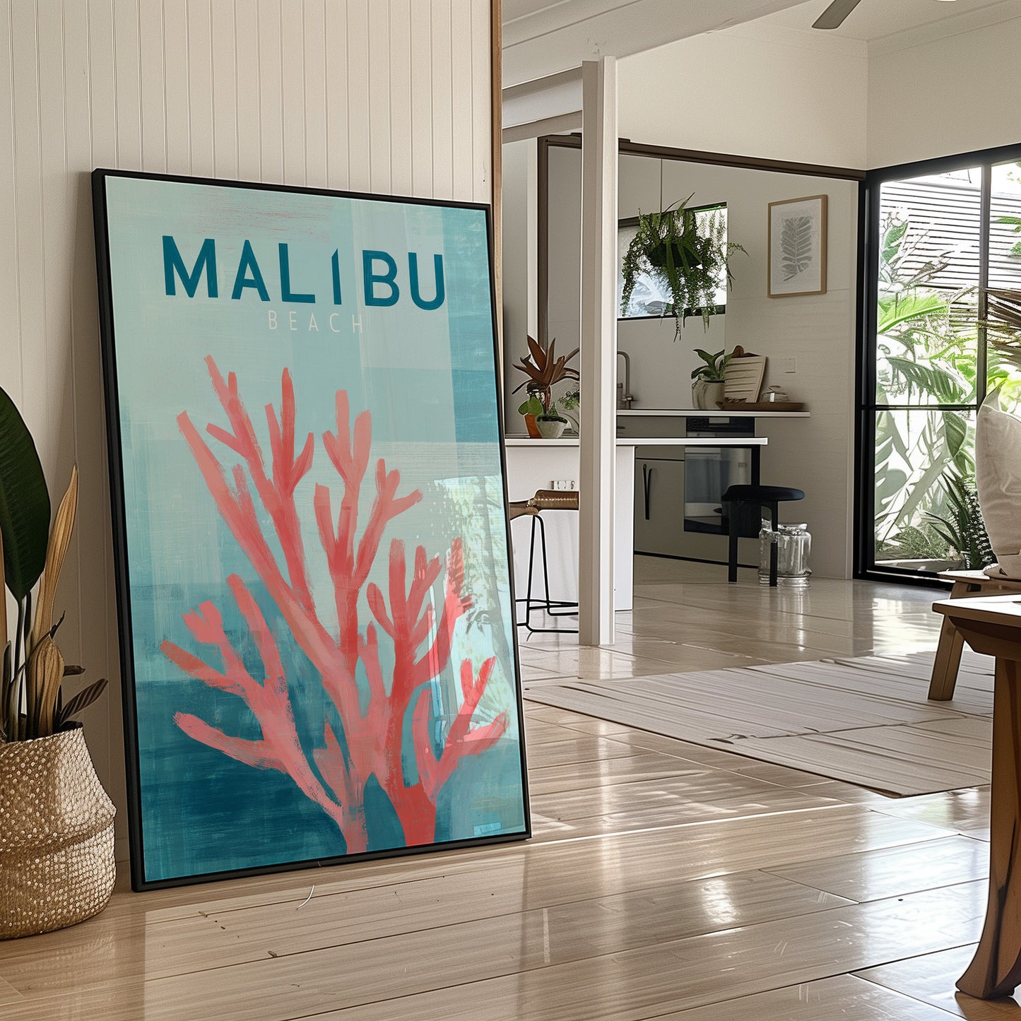 Coral Whispers Beneath Aqua Skies