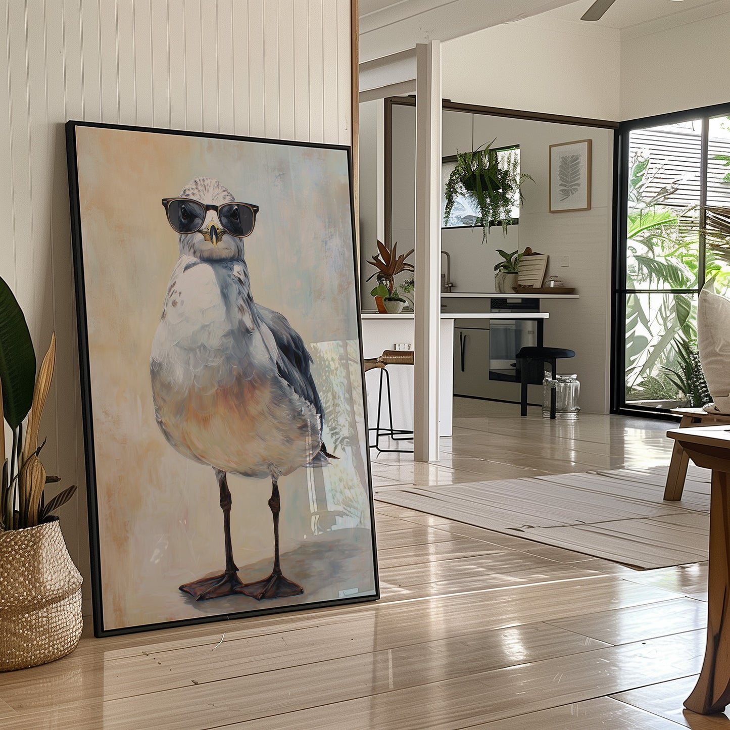Coastal Cool Meets Avian Attitude
