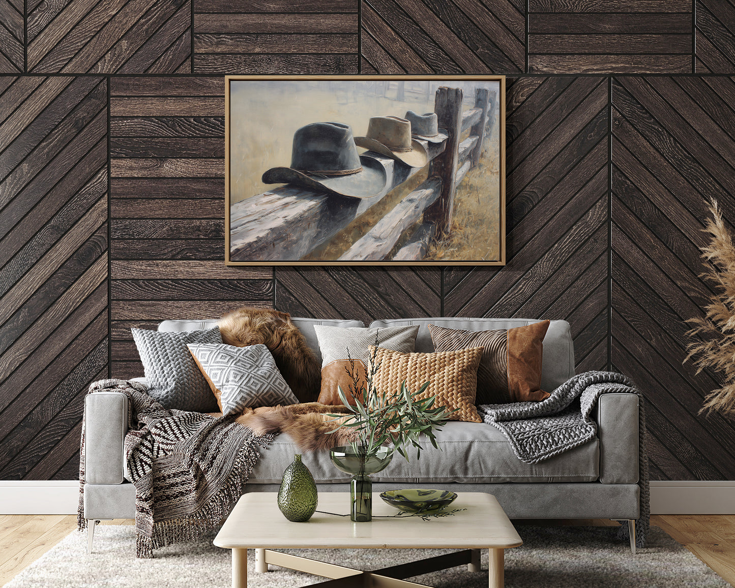Weathered Legacy: Cowboy Hats at Rest