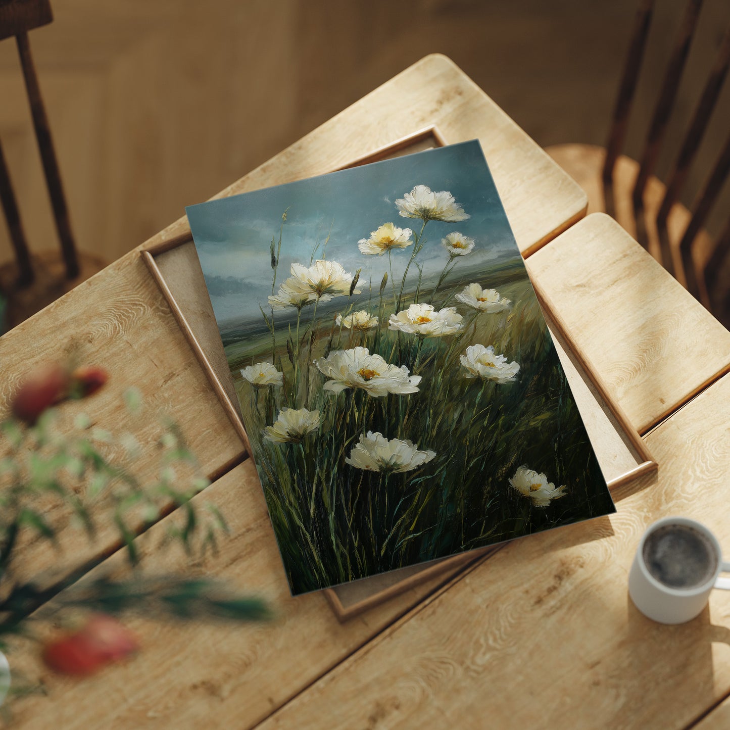 Windswept Cosmos Defy Stormy Skies