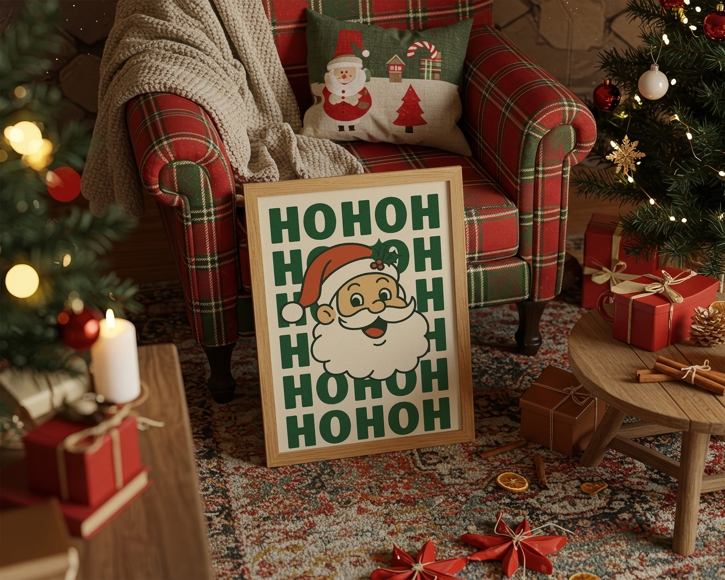 Jolly Nostalgia In Festive Frame