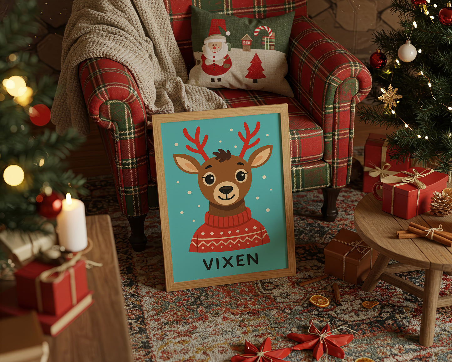Vixen Wears Winter's Warmth