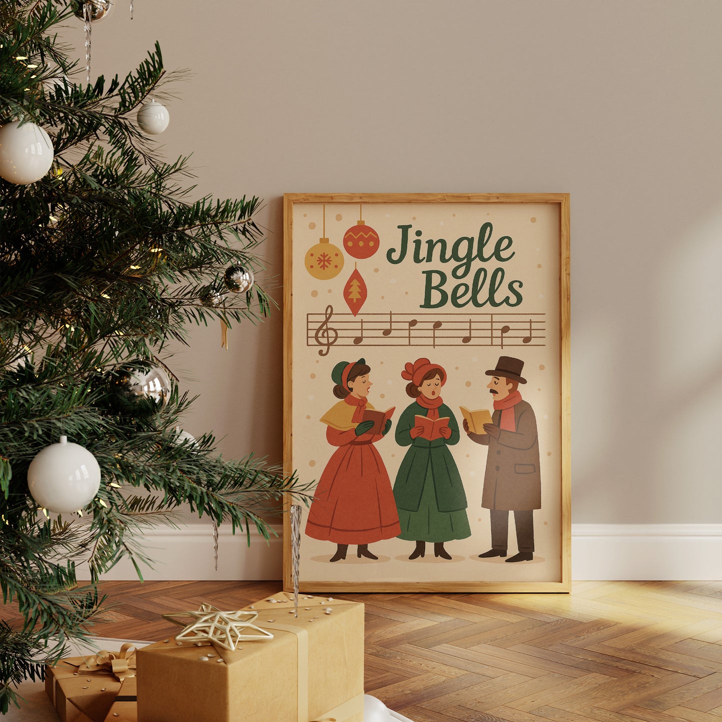 Carolers Sing Nostalgic December Melodies