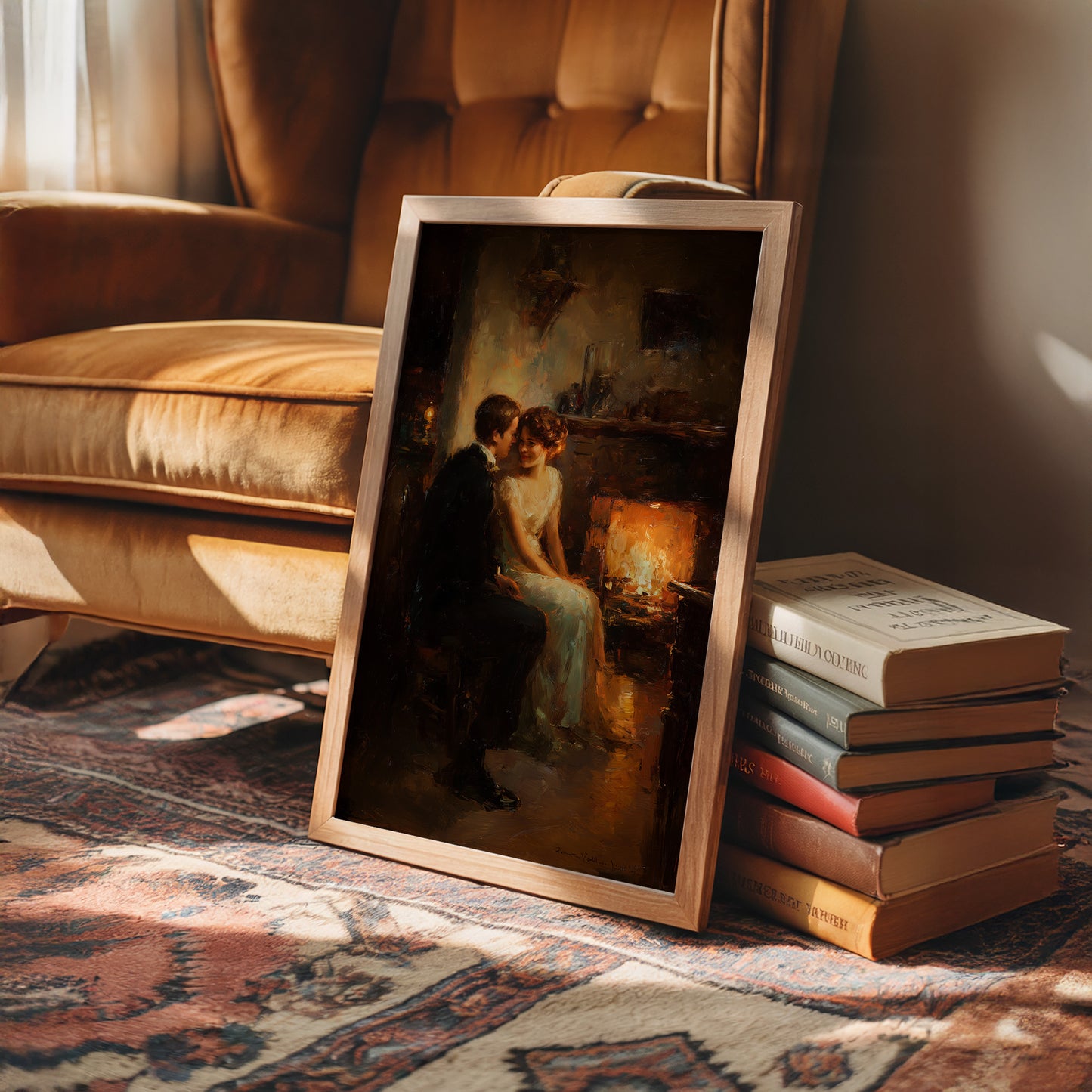 Firelight Confessions Between Lovers