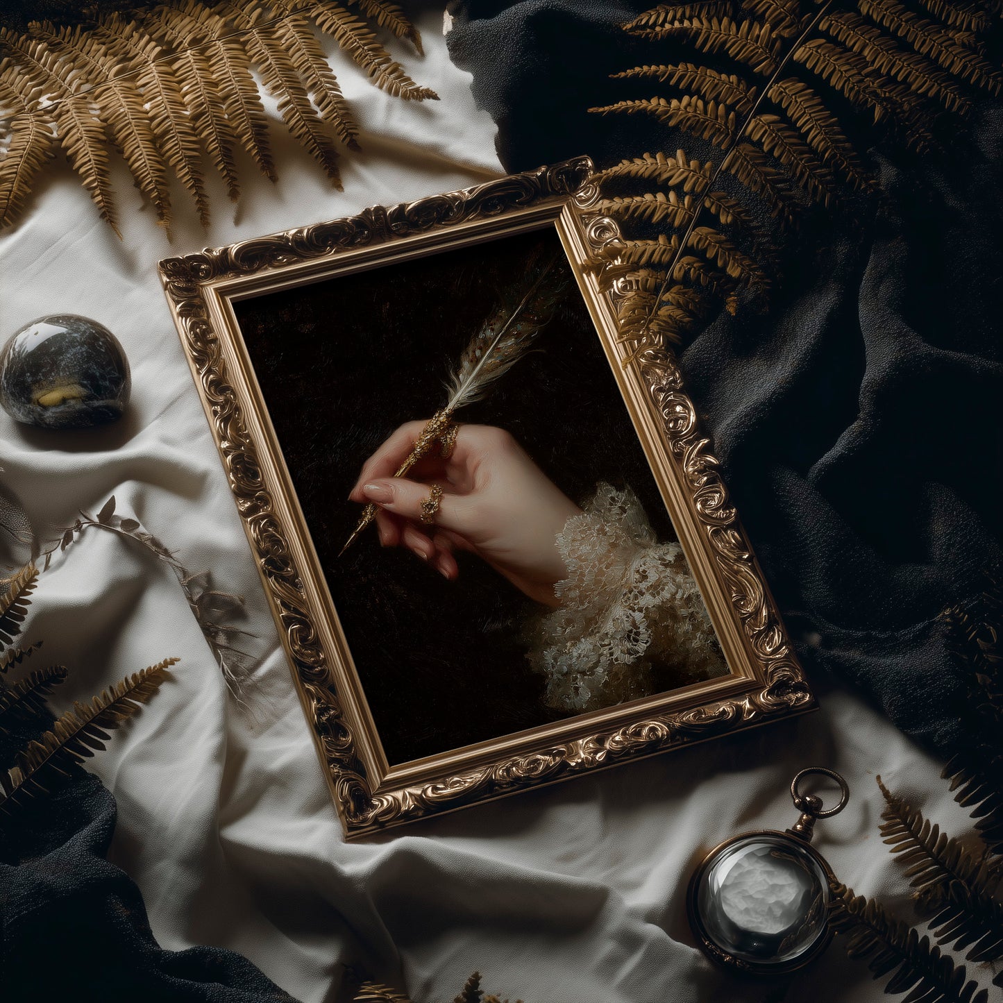 Gilded Quill Awaits Inspiration