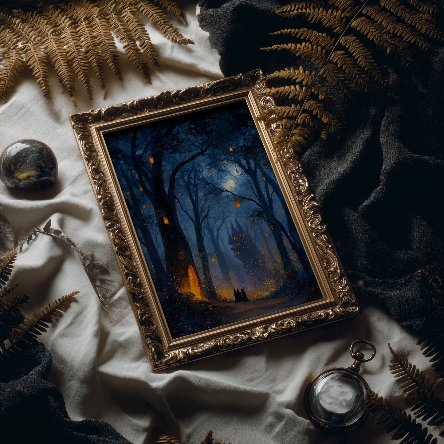 Lanterns Guide Midnight Wanderers Home