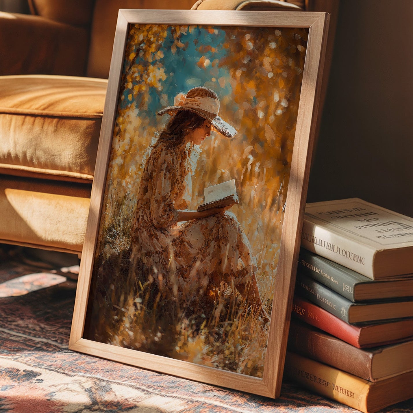 Golden Hour Among Forgotten Pages