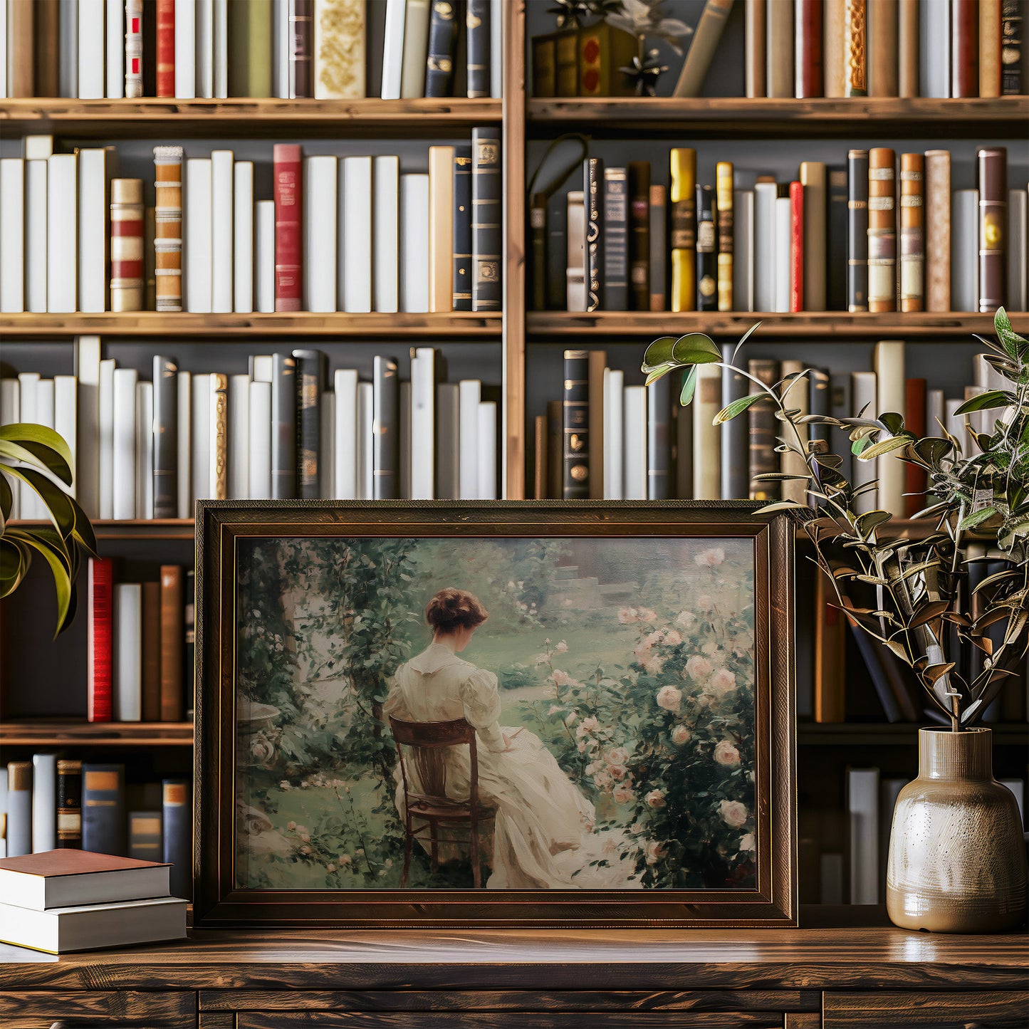 Garden Portrait Among Literary Worlds