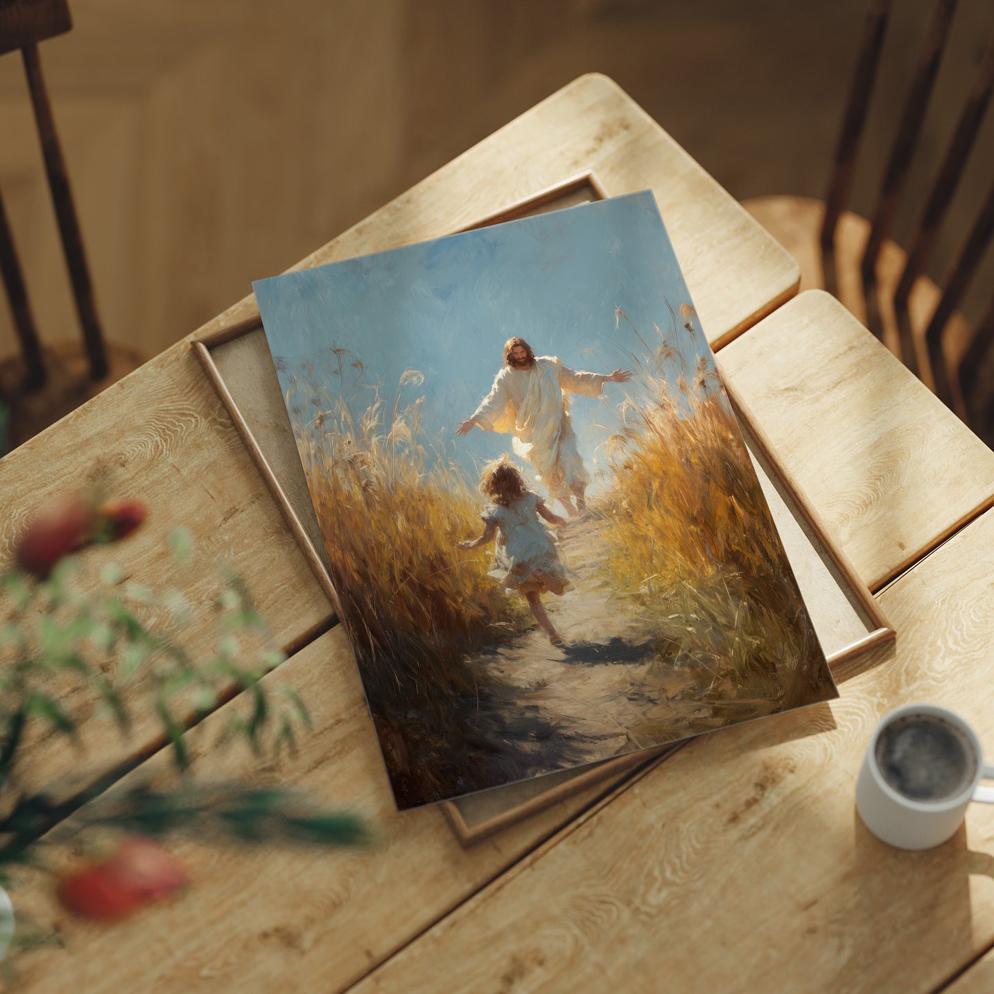 Golden Path To Outstretched Arms