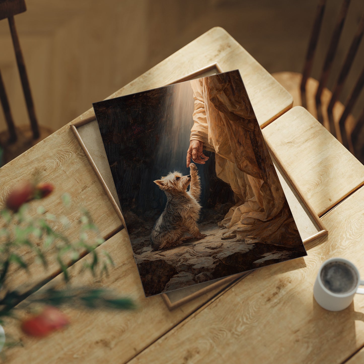Faithful Companion Reaches For Light