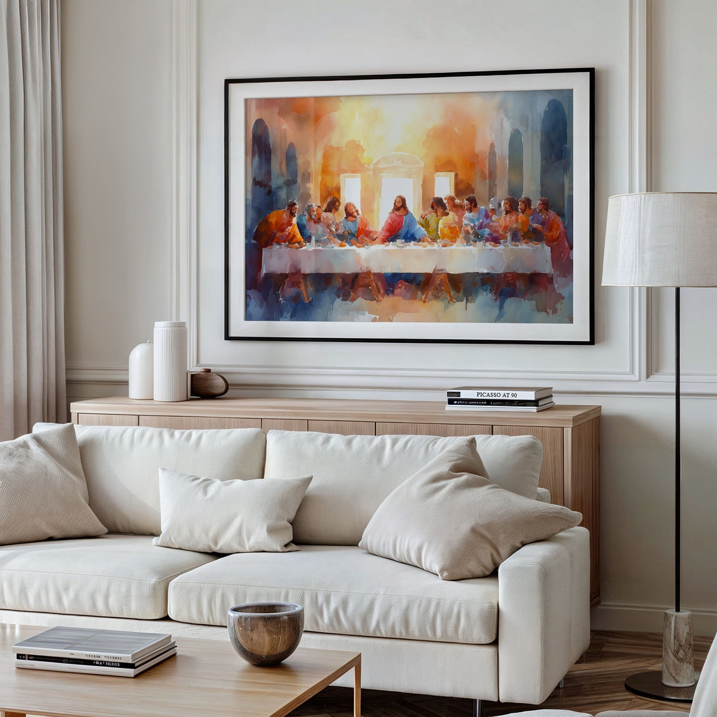 Sacred Gathering In Amber Light