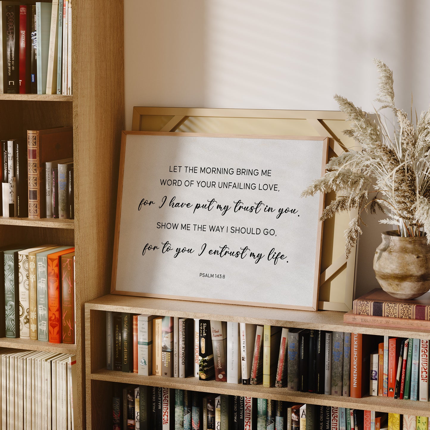 Morning Prayer In Wooden Frames