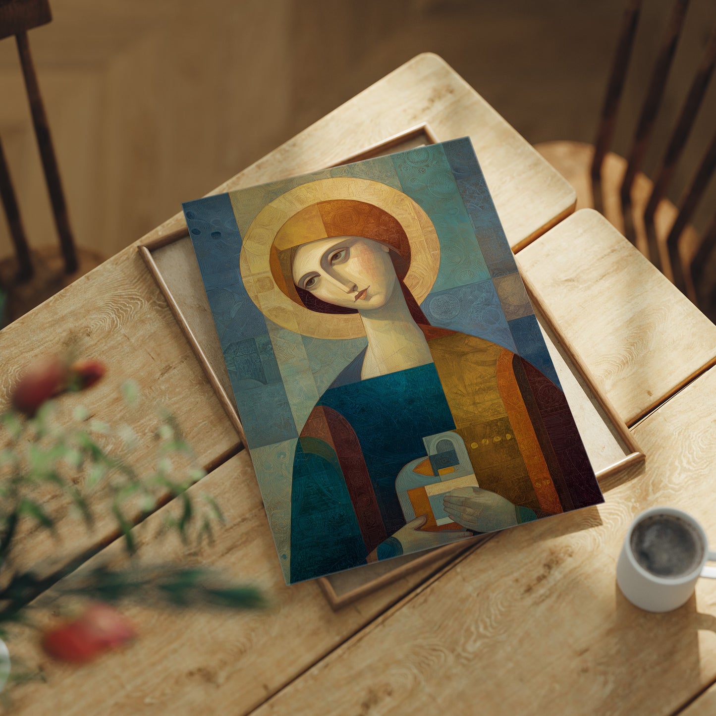 Sacred Geometry Meets Cubist Devotion
