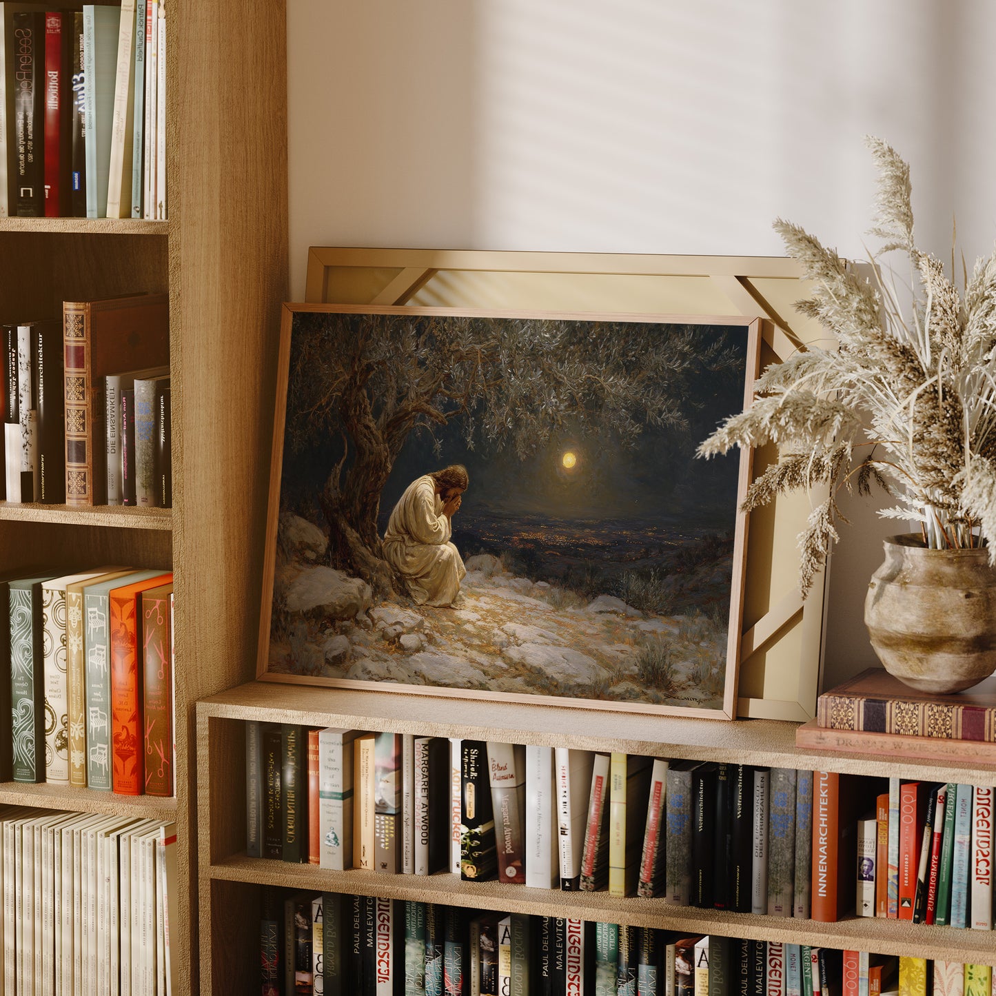 Midnight Prayer Beneath Ancient Olive