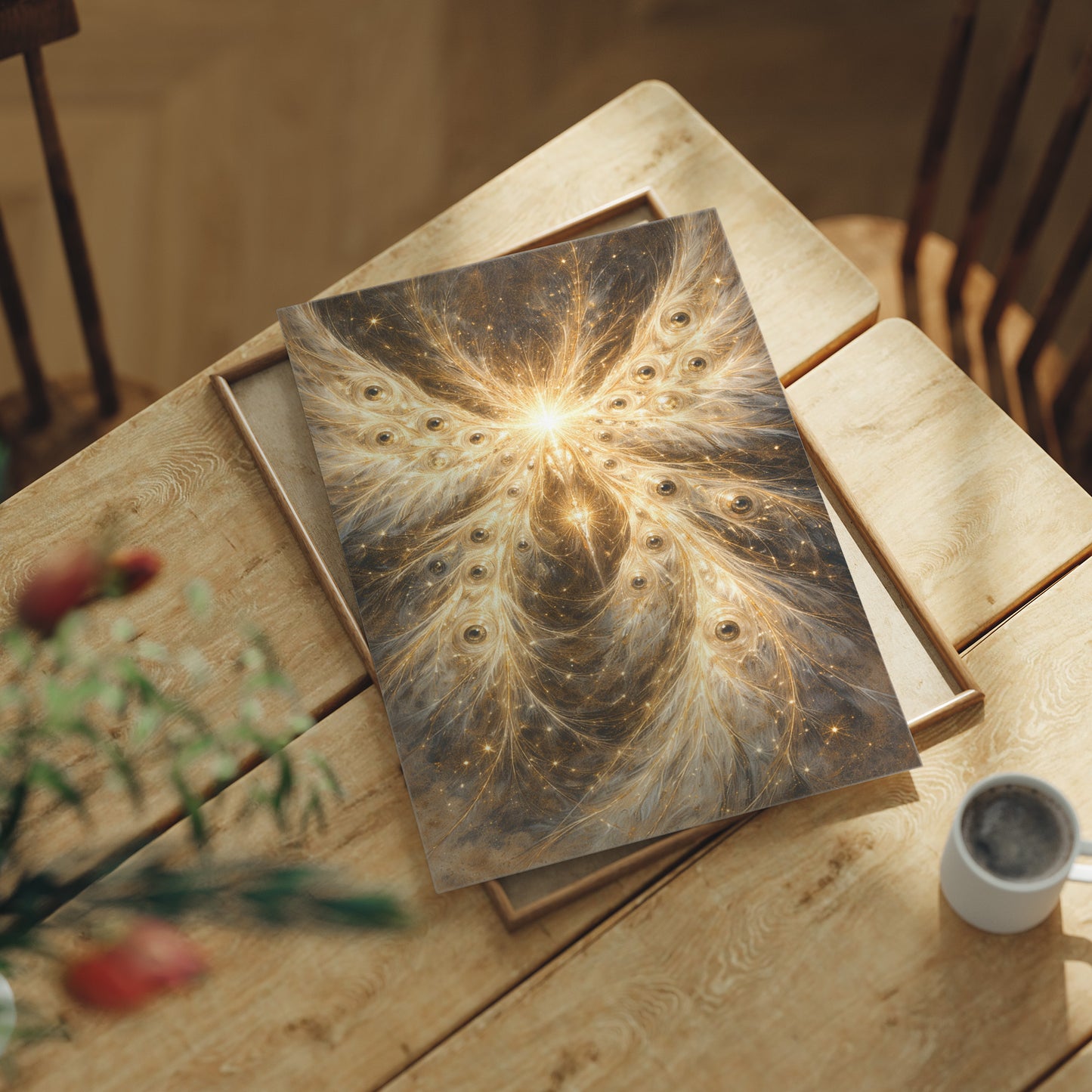Celestial Phoenix Rises From Cosmic Ember