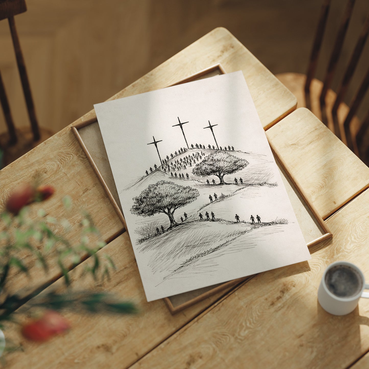 Pilgrimage Toward Three Crosses