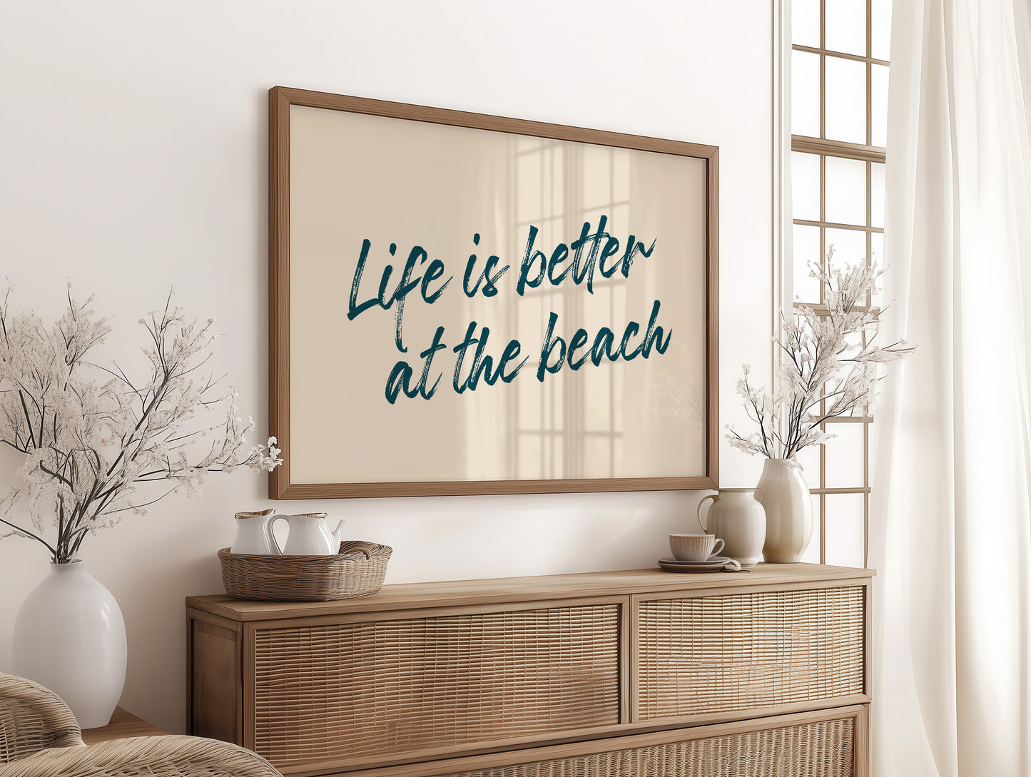 Coastal Wisdom in Brushed Teal
