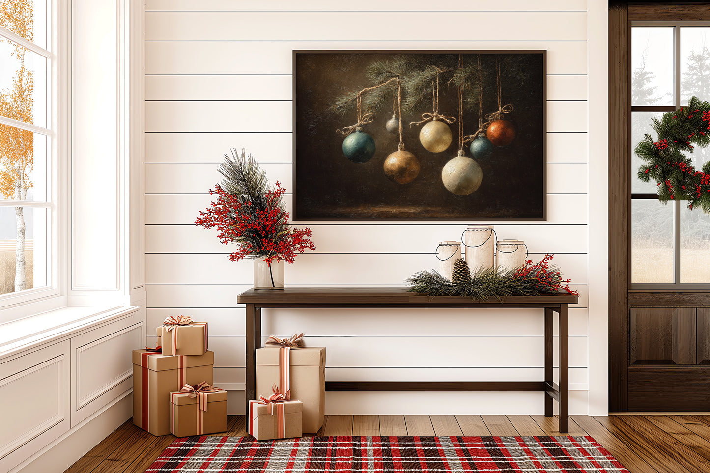 Still Life of Hanging Ornaments