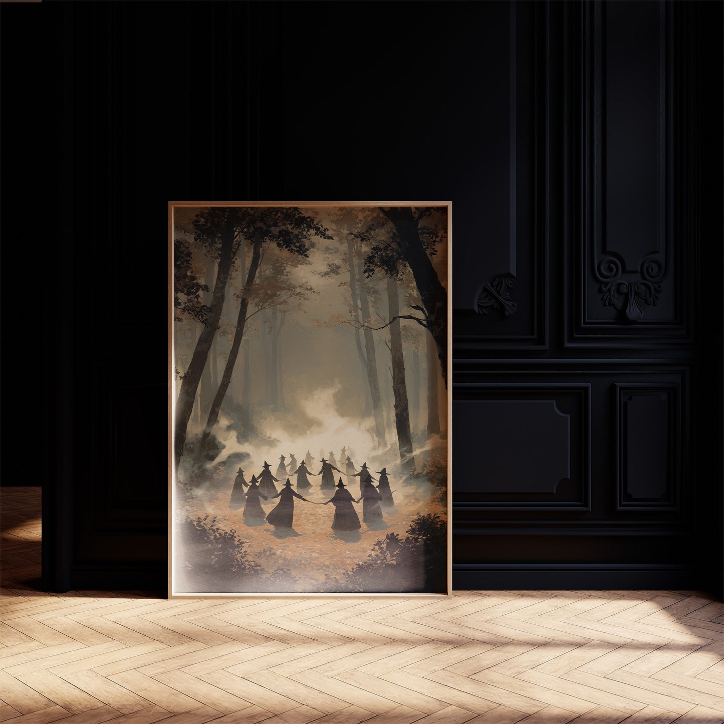 Misty Circle: Ancient Rites in Autumn Woods