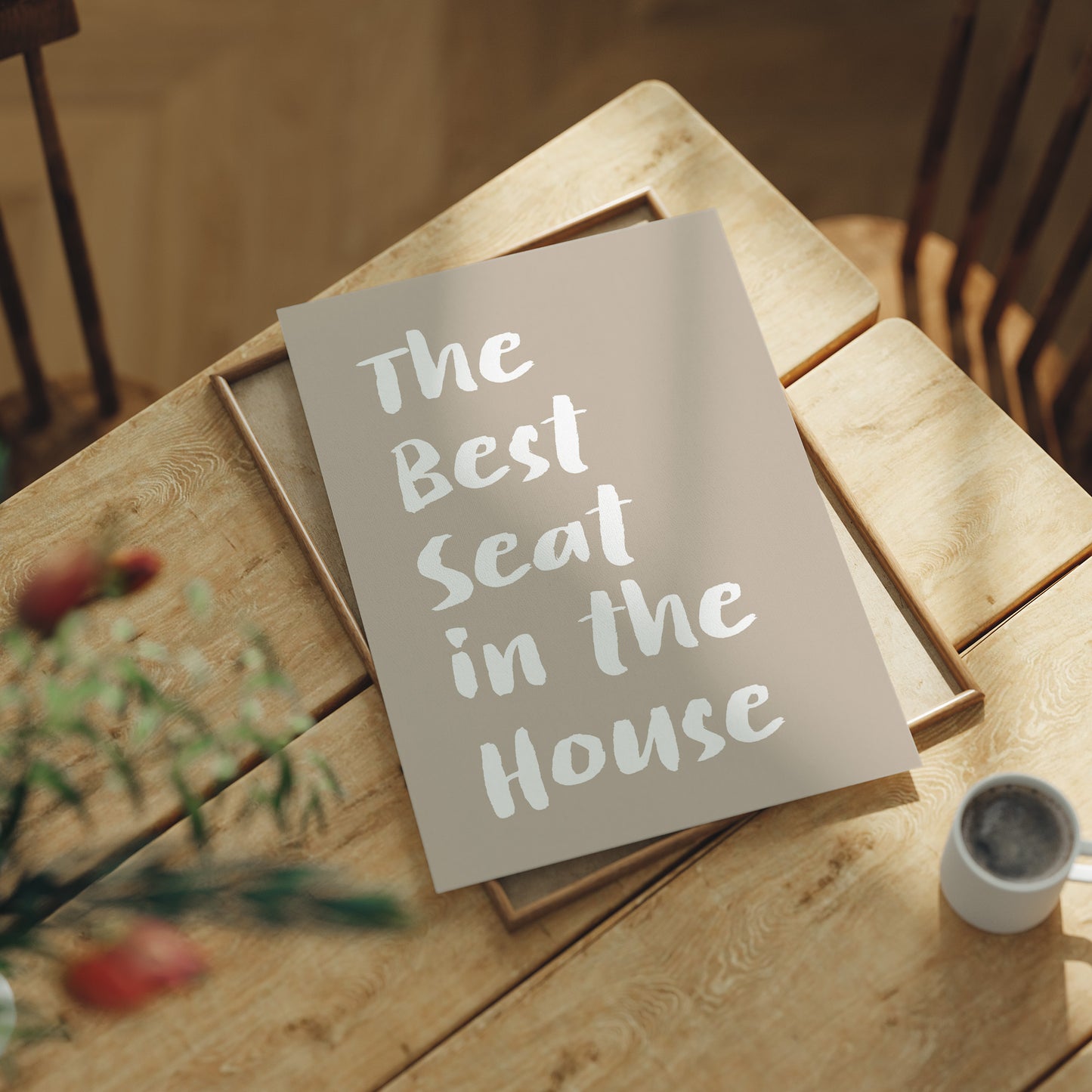 No One Argues With This Seat