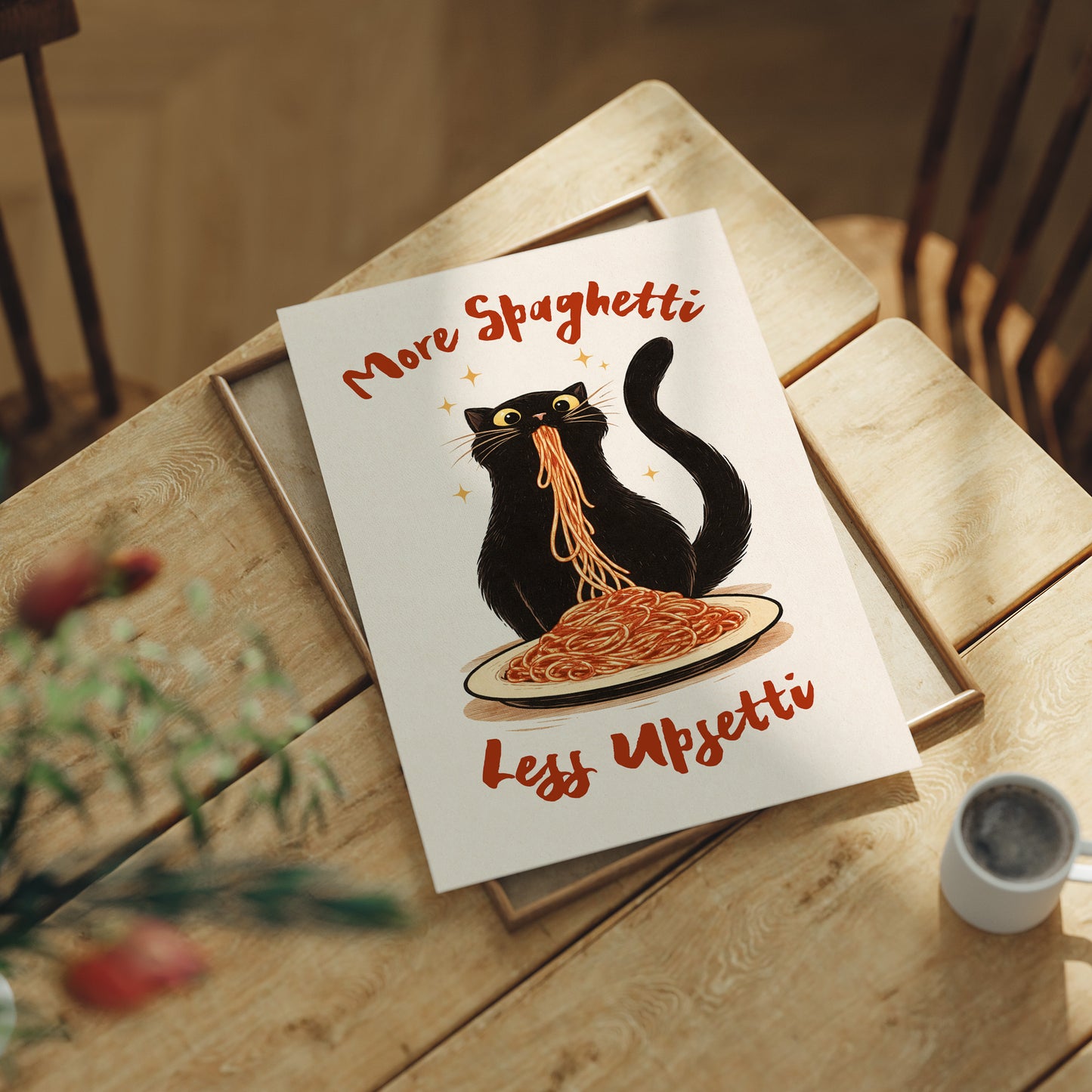 Pasta Purr-fection: A Feline Feast