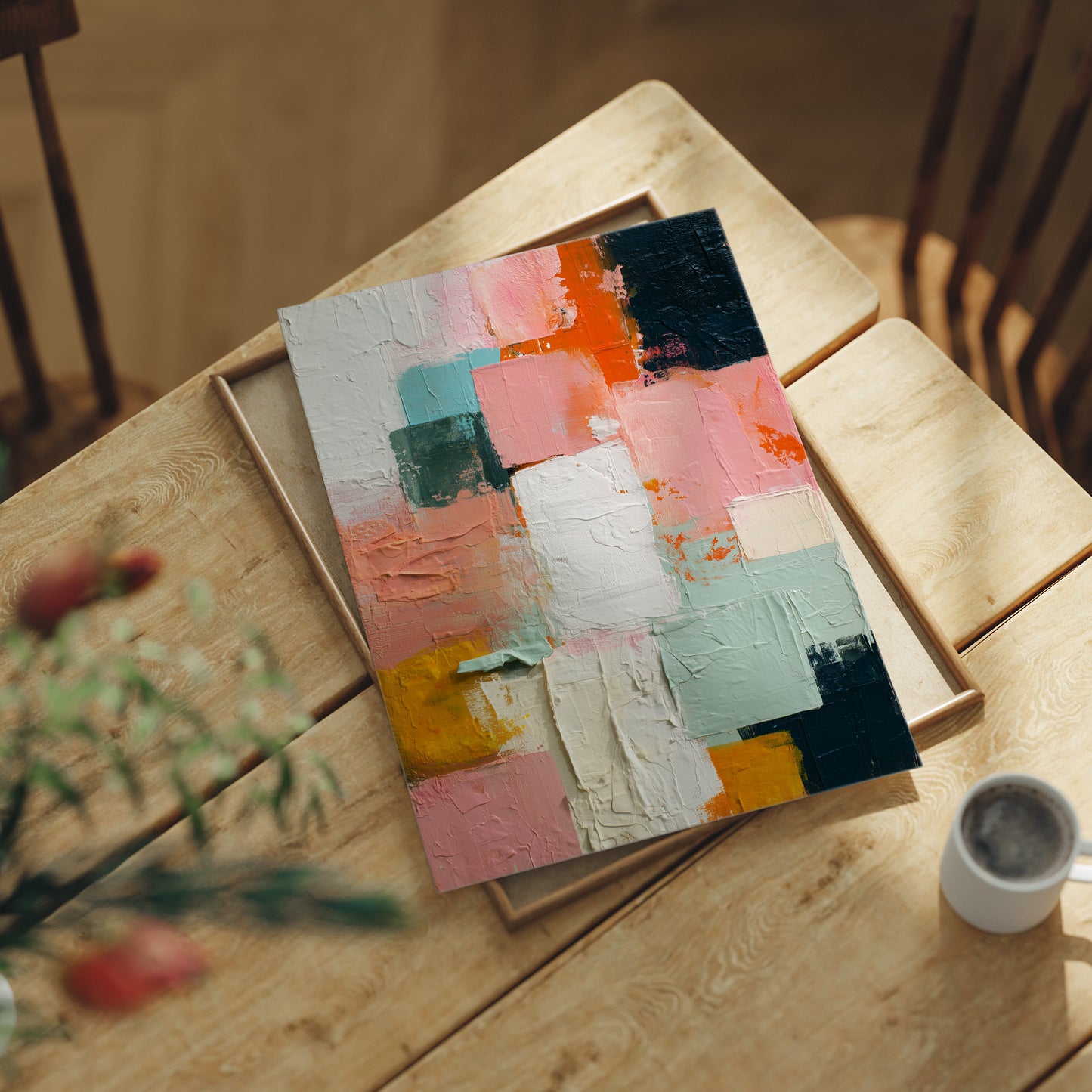 Layers of Life: A Textured Paint Story
